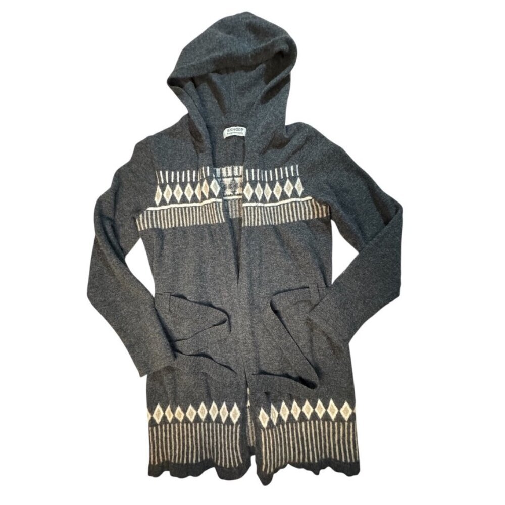 Skhoop Angelika belted & hooded cardigan size medium